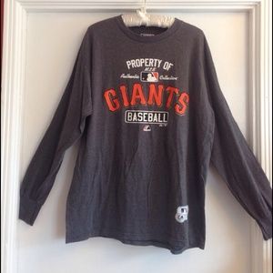 San Francisco Giants Gray Long Sleeve T-Shirt